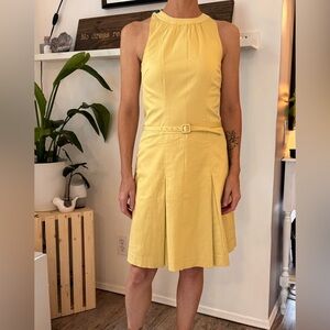 Tristan & Iseut Sleeveless Belted Dress – Size 2